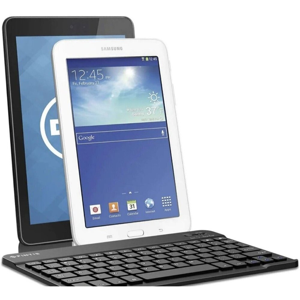 10 Inch Ultrathin (4mm) Wireless Bluetooth Keyboard for iPad Samsung Tablet